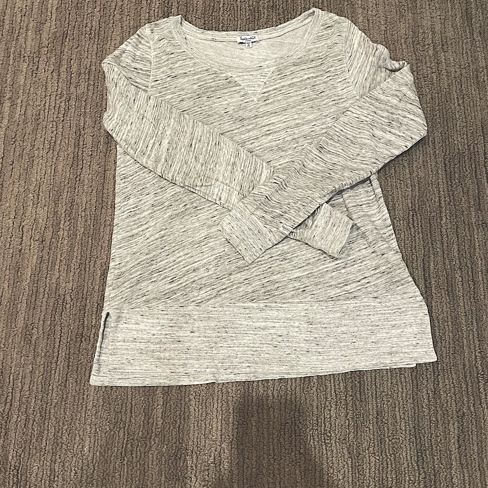 Splendid lightweight sweatshirt with slide slits